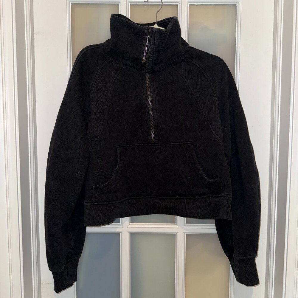 Lululemon Black Scuba Oversized Half-Zip Hoodie - Women's XS/S
